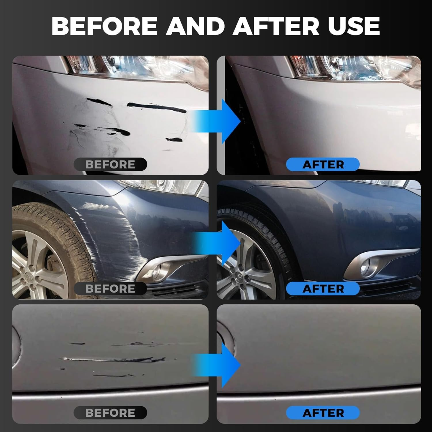 Car Scratch Remover - 2025 Nano Sparkle Cloth, Repair Small Scratches & Water Spots for All Cars