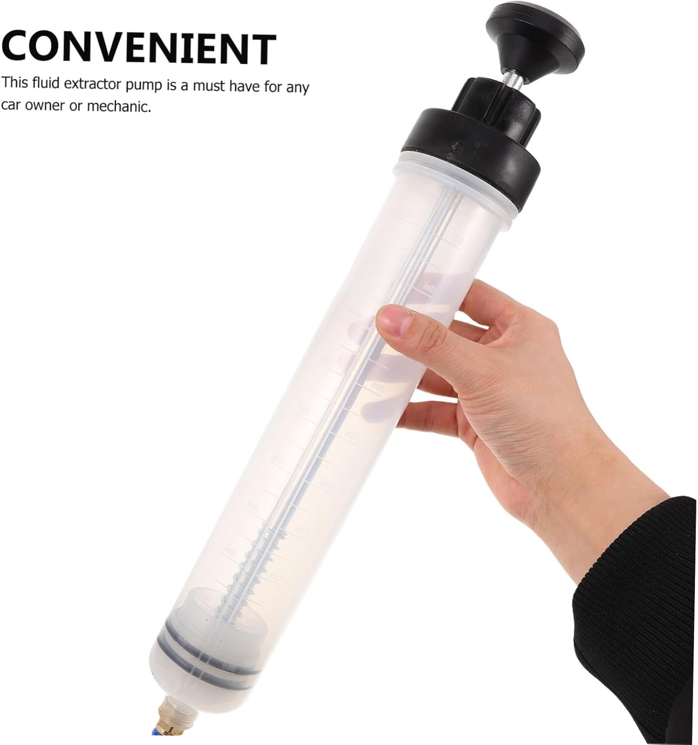 CHICAMPERA Oil Suction Equipment Automotive Suction Tool Multi-Purpose Oil Syringe Transmission Tools Extractor for Change Fluid Extractor for Change Brake Fluid Changer Auto Injection image number 5