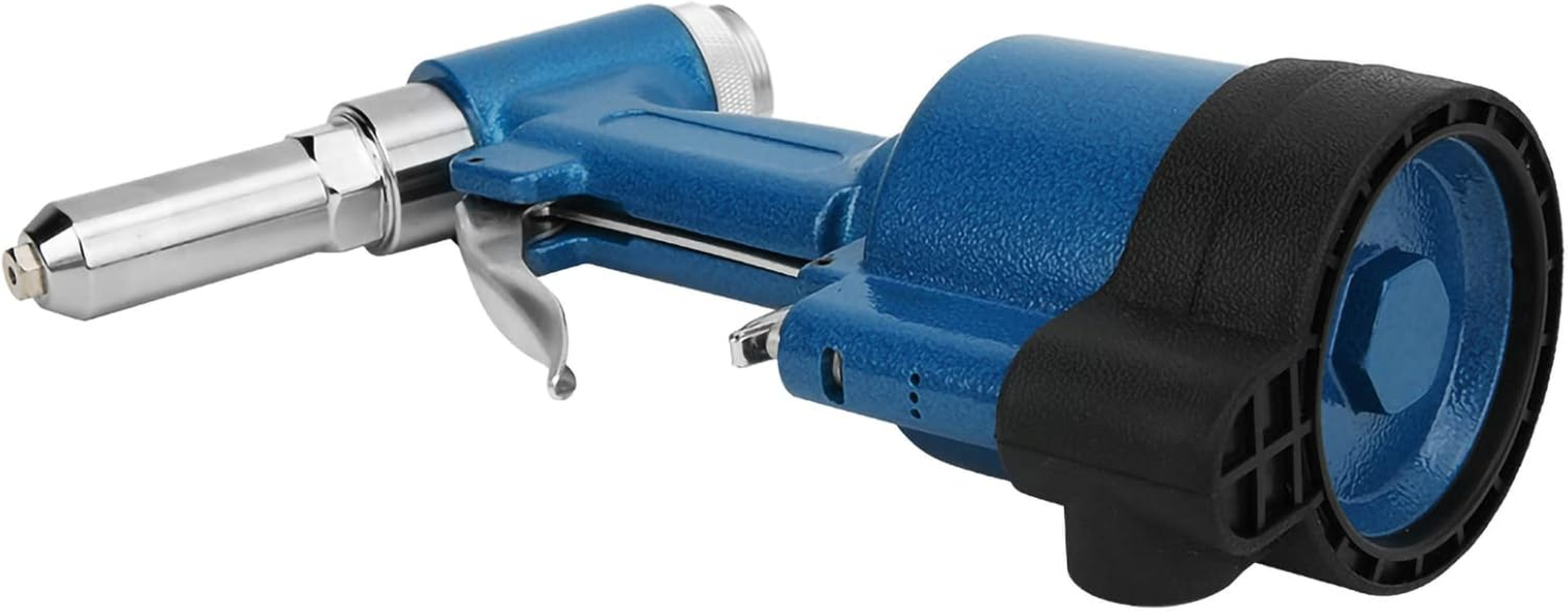 Air Riveter Pneumatic Blind Rivet, Air Riveter Rivet Industry Pneumatic Pop Heavy Duty Riveting Tool Kit for Aluminum Iron Stainless Steel Nails 25 X 16 X 8Cm image number 4