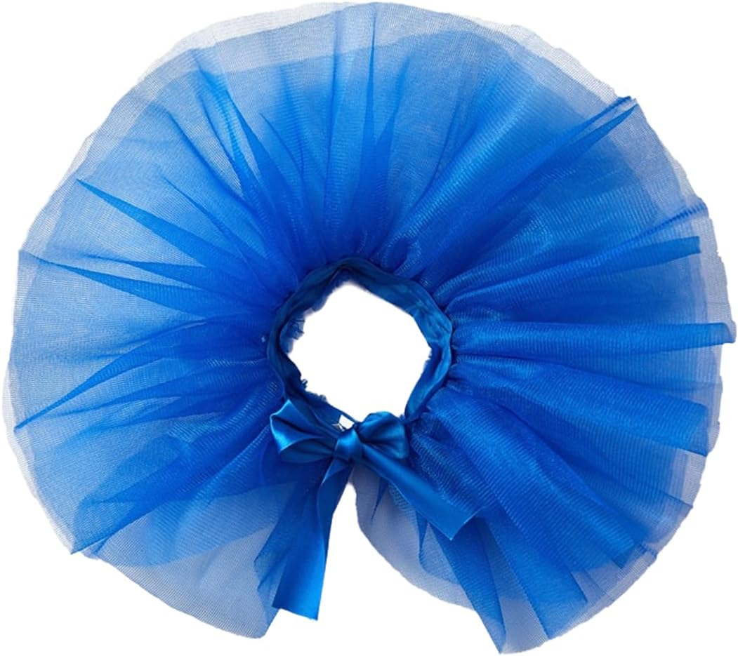 AIMALL Shiny Tulle Pet Tutu, Colorful Dog Holiday Dress, Blue and Color Available, Sizes S to L