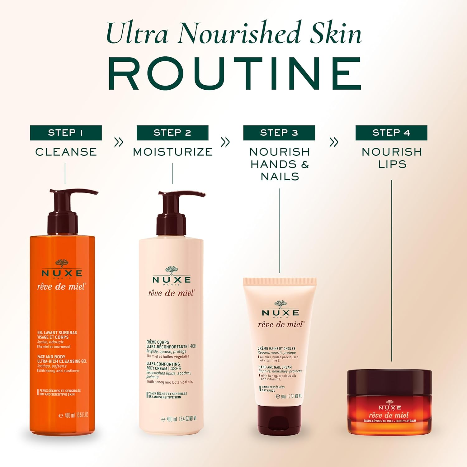 Nuxe R&icirc;ve De Miel Ultra-Comfortable Body Cream 400 Ml image number 5