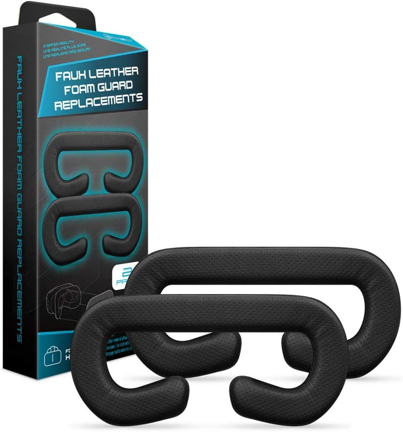 Hyperkin Faux Leather Foam Guard Replacements for HTC Vive (2-Pack) image number 3