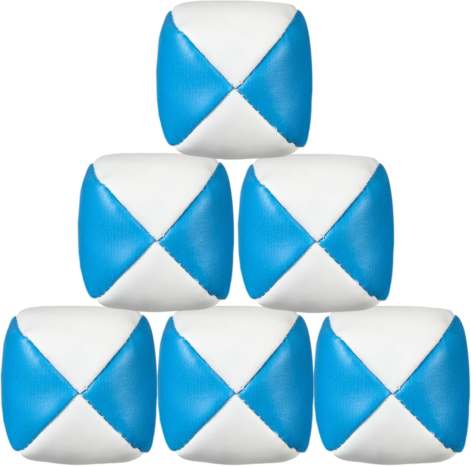 Patelai Juggling Balls Set for Beginners, Quality Mini Juggling Balls, Durable Juggle Ball Kit, Soft Easy Juggle Balls for Boys Girls and Adults, Multicolored (6 Packs)