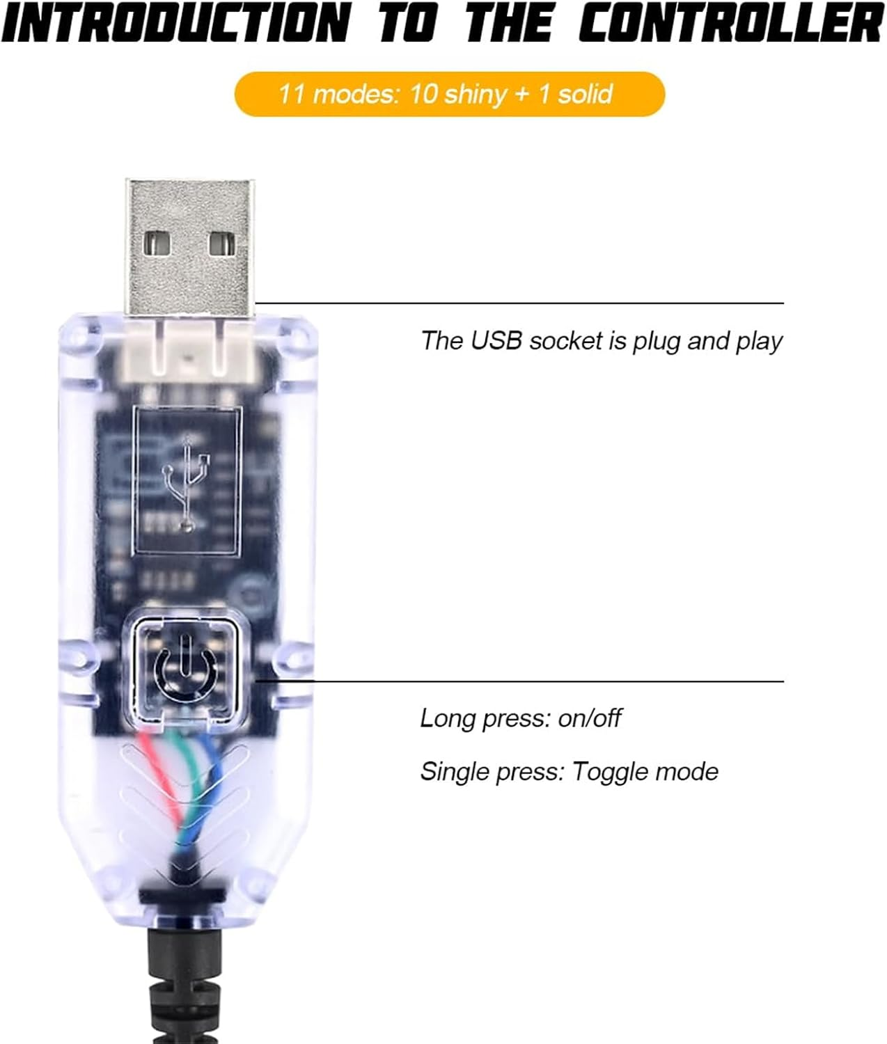 2PCS LED Devil Eyes Light for Car Truck SUV Windshield, 23.6"X4.73" Dynamic Flicker Vehicle Front Rear Window Display, USB Powered, Cool Car Decoration, Universal Fit (White) - Green image number 4