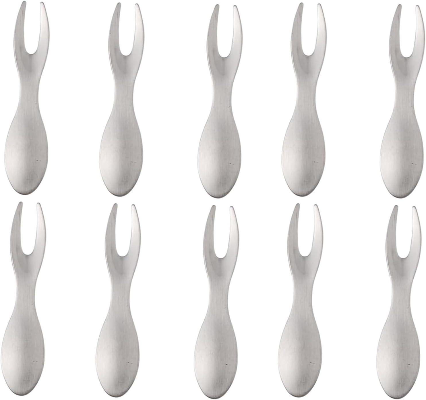 Rhoyee 10PCS Stainless Steel Corn Holders & Fruit Forks &ndash; Heat-Resistant Skewers for Corn on the Cob, Appetizers, BBQ, and Picnics &ndash; Ergonomic Handles for Safe and Comfortable Grip image number 6