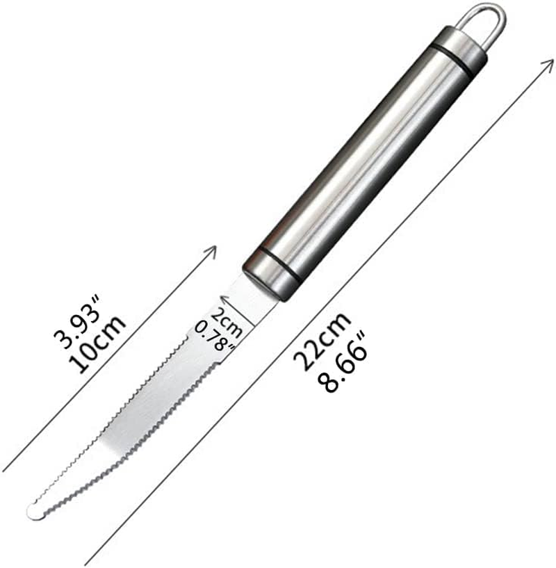 Ayaoch Stainless Steel Grapefruit Knife,Curved Serrated Grapefruit Knife,Suitable for Grapefruit and Oranges image number 4