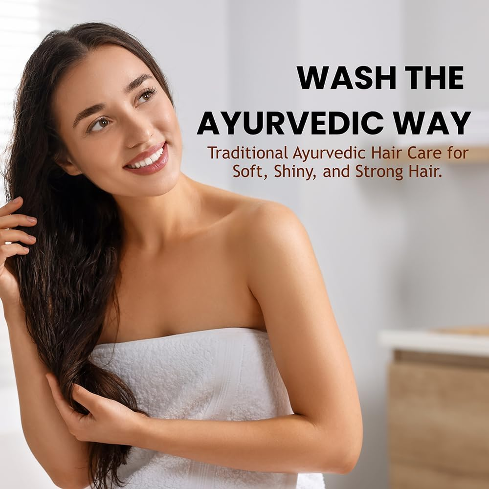 Hair Care Combo Amla, Reetha & Shikakai Powders image number 1