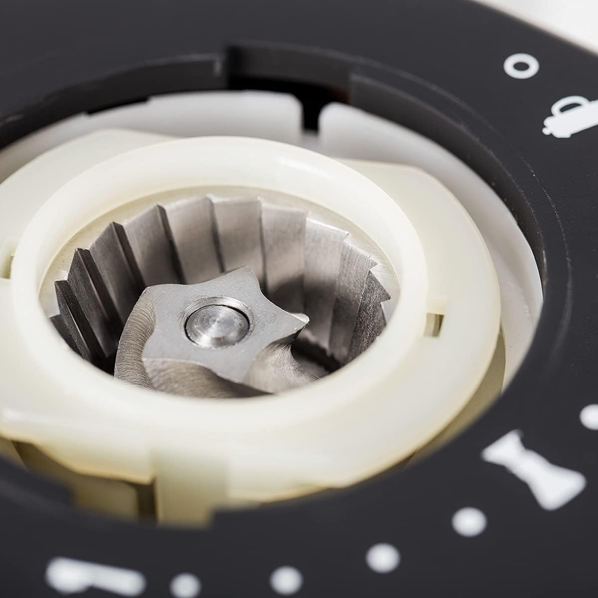 Bodum 10903-01EURO-3 Bistro Coffee Grinder, Stainless Steel, Black image number 4