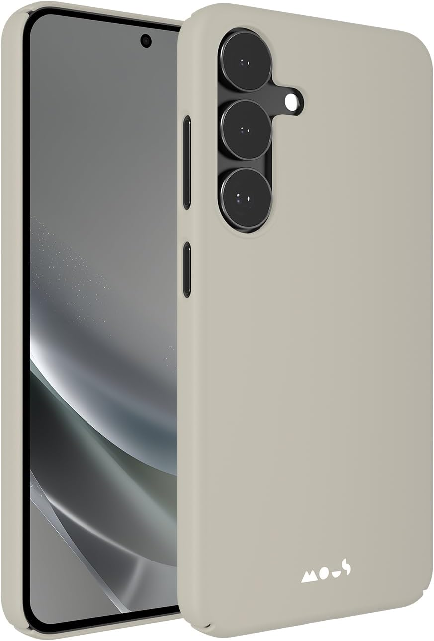 Mous for Samsung Galaxy S25 Case Slim Magsafe Compatible - Super Thin 2.0 - Magnetic Phone Cover - Sand image number 2