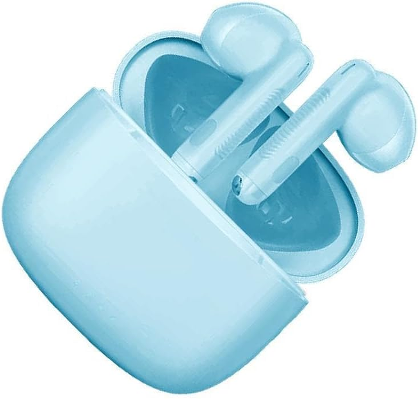 Voltshine Bluetooth Wireless Headphones with Charging Box, 6 Hours Runtime, Blue and Ergonomic Design