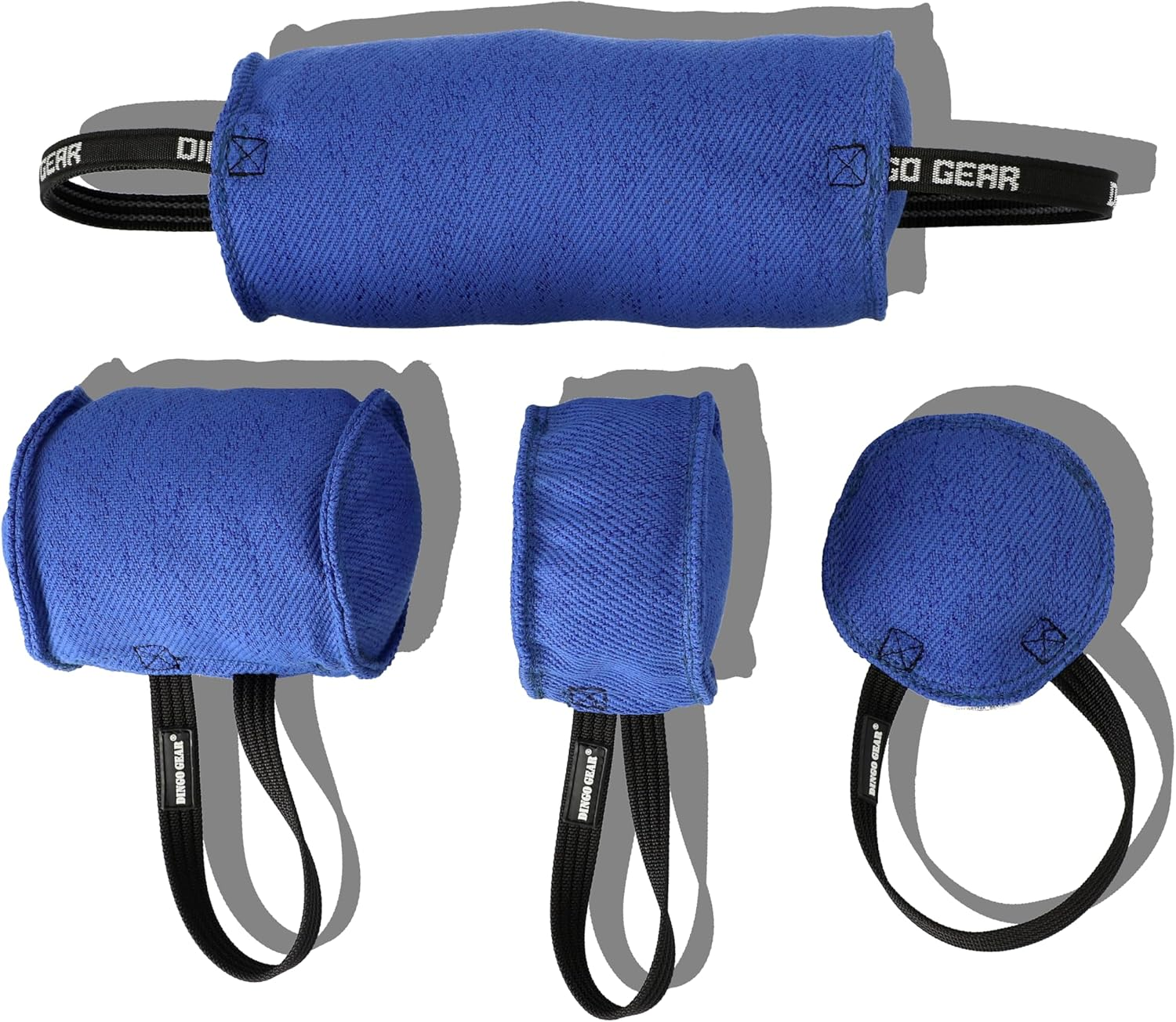 Dingo Gear Berta Nylcot Bite Tug for the Dog Training K9 Dog Sports IGP Play Tug of War S00097, Blue, 0.45 Kg image number 5