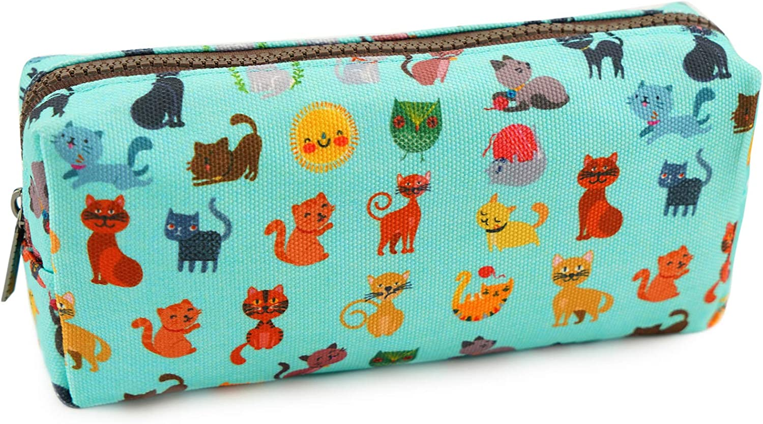 Lparkin Cute Cat Pencil Case Pouch Make up Case Stationary Kawaii Pencil Box Teacher Gift Gadget Bag Cosmetic Bag image number 3