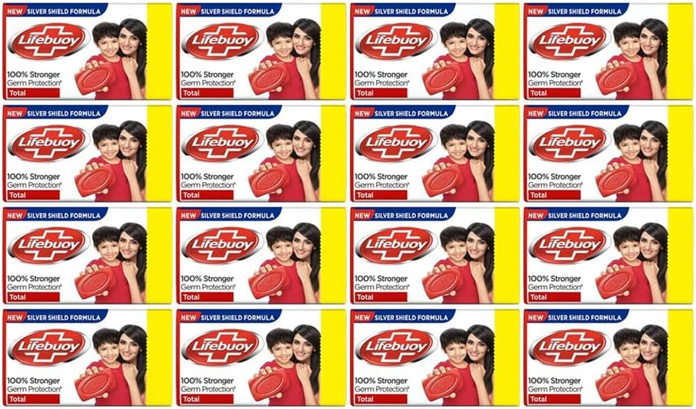Lifebuoy Total Red Soap, 16-Count - 44 Grams Each image number 4