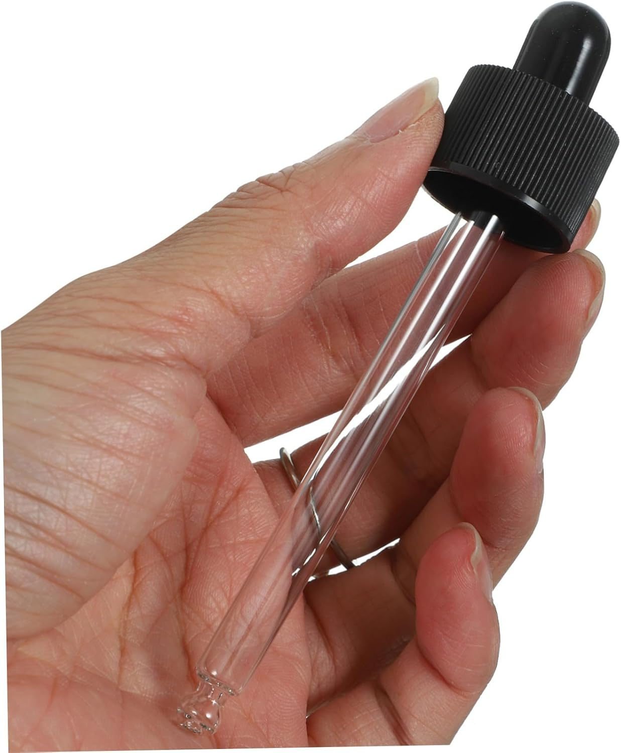 WOFASHPURET 12Pcs Silicone Glass Dropper for Oil Bottles Anti-Drip Oil Pipette Dispenser Clear Eye Dropper Travel-Friendly and Stylish image number 3