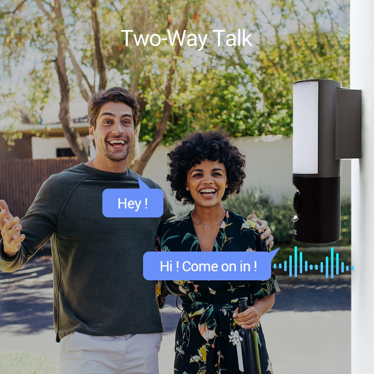 EZVIZ Security Floodlight Camera, 2K+ Outdoor Wifi Security Lights, Color Night Vision, 2-Way Audio, AI Human Detection, APP Control, Built-In 32Gb/Cloud Storage, Waterproof, Works with Alexa LC3 4MP image number 6