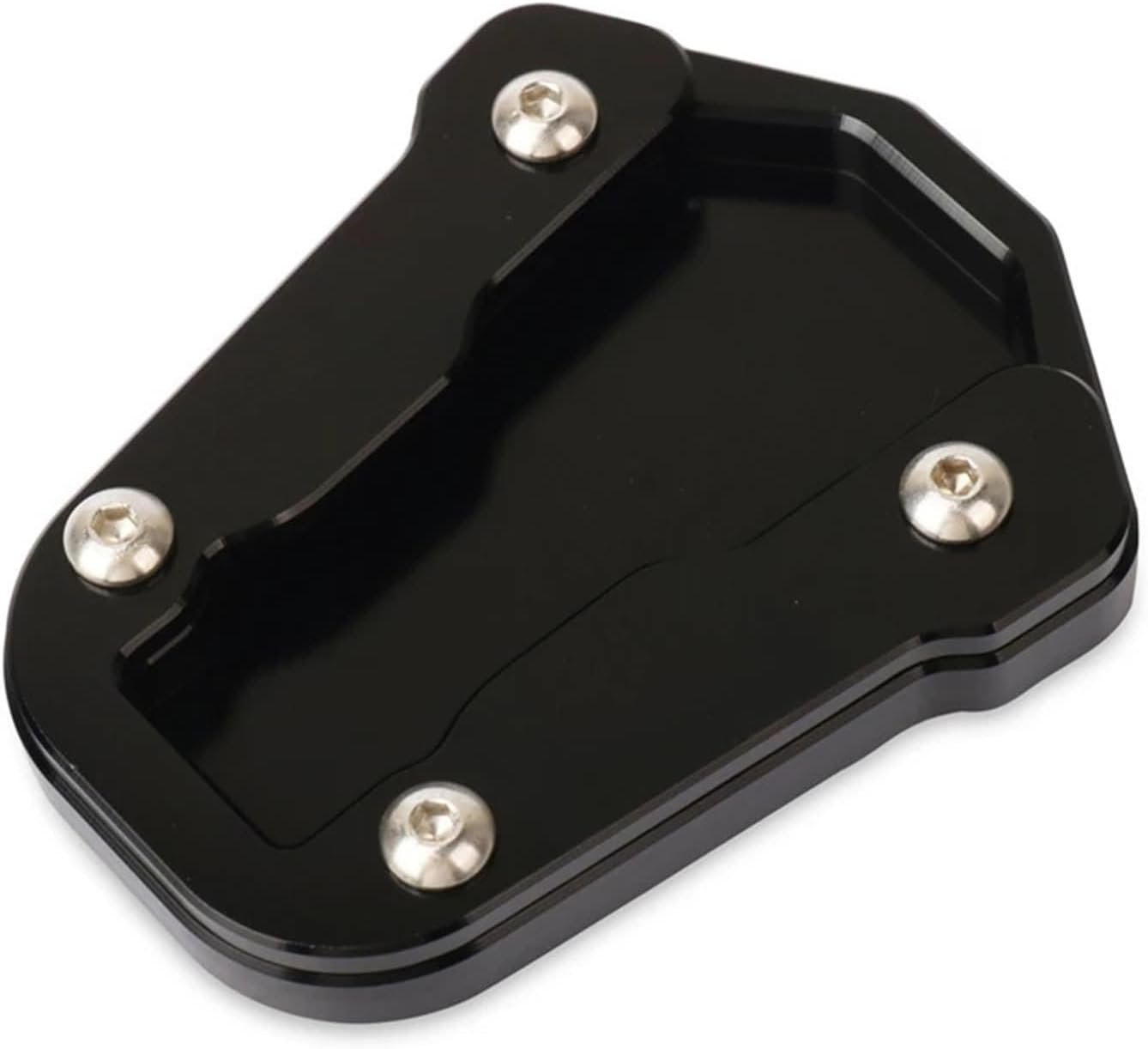 MKDRSRU Fit for CRF300L CRF 300 L CRF 300 Rally 2020 2021-2024 Kickstand Extension Plate Foot Side Stand Enlarger Pad Support Plate(Black-Crf300L)