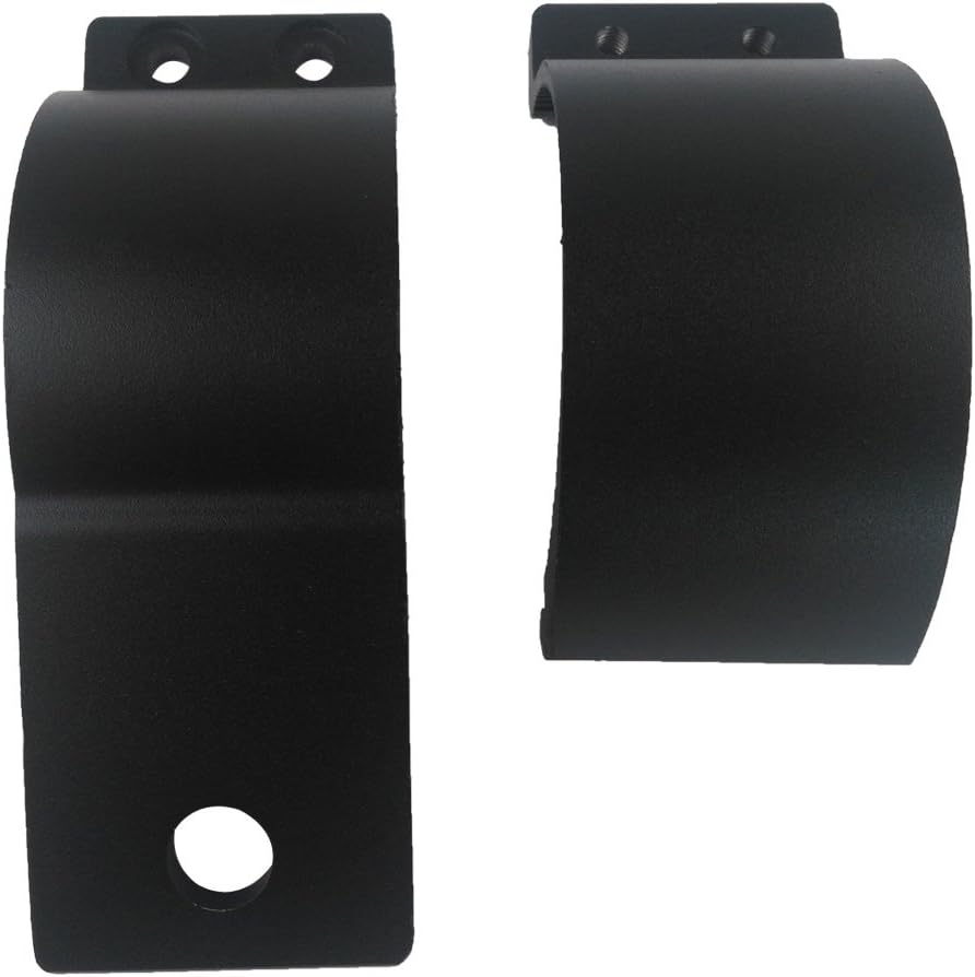 Audak 1 Pair 2.5 Inch Aluminum Mounting Bracket Tube Clamp for Bullbar Roof Rack Roll Cage (63.5-66Mm/2.5-2.6 Inch Adjustable) image number 1