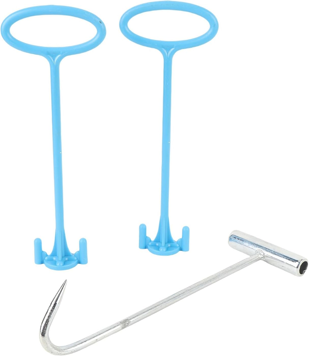 Pool Skimmer Basket Handle, Universal Pool Basket Tool, Accessory with Stainless Steel Plastic Material for Debris Removal image number 6