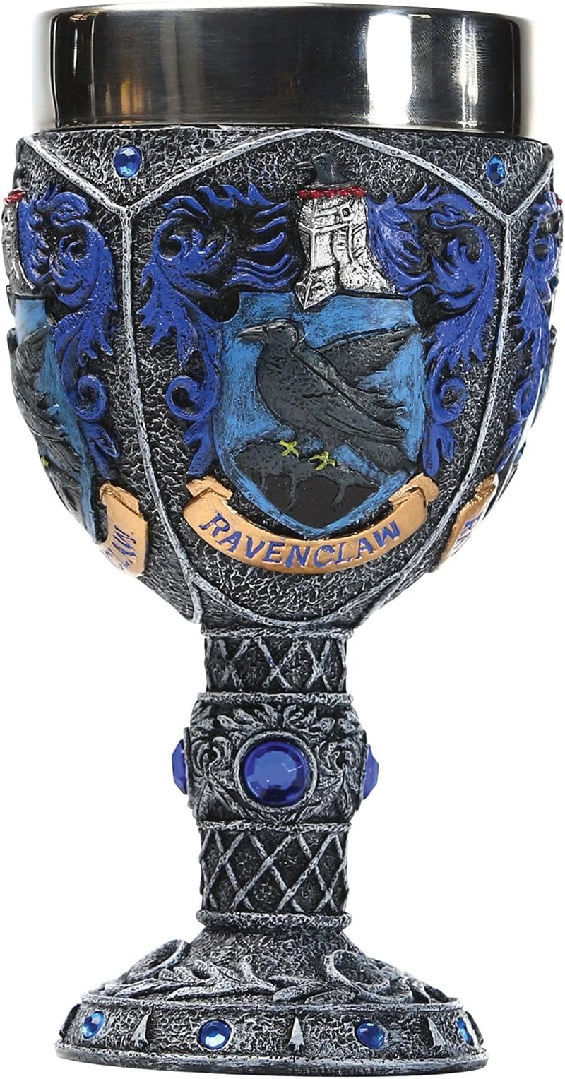 Enesco 6005060 Wizarding World of Harry Potter Ravenclaw Decorative Goblet Figurine, 7.09 Inch, Multicolor image number 1