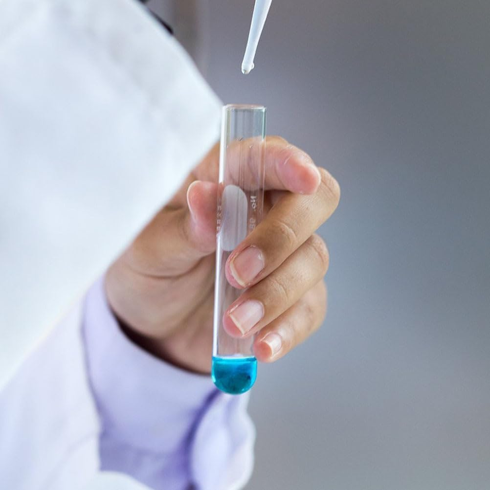 POPETPOP 50Pcs Clear Test Tubes with Cap 16X100Mm Plastic Test Tubes for Science Laboratory Experiments Candy Salt Storage Containers image number 3