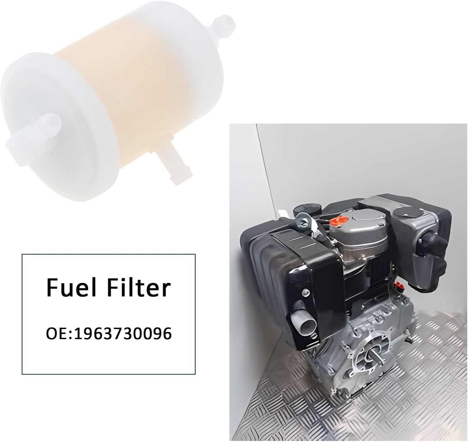 OTOTEC 2Pcs Diesel Engines Fuel Filter In-Line Compatible with Lombardini 15LD,15LD315,15LD440 3101701 3730088 3730096 Compatible with Baldwin image number 1