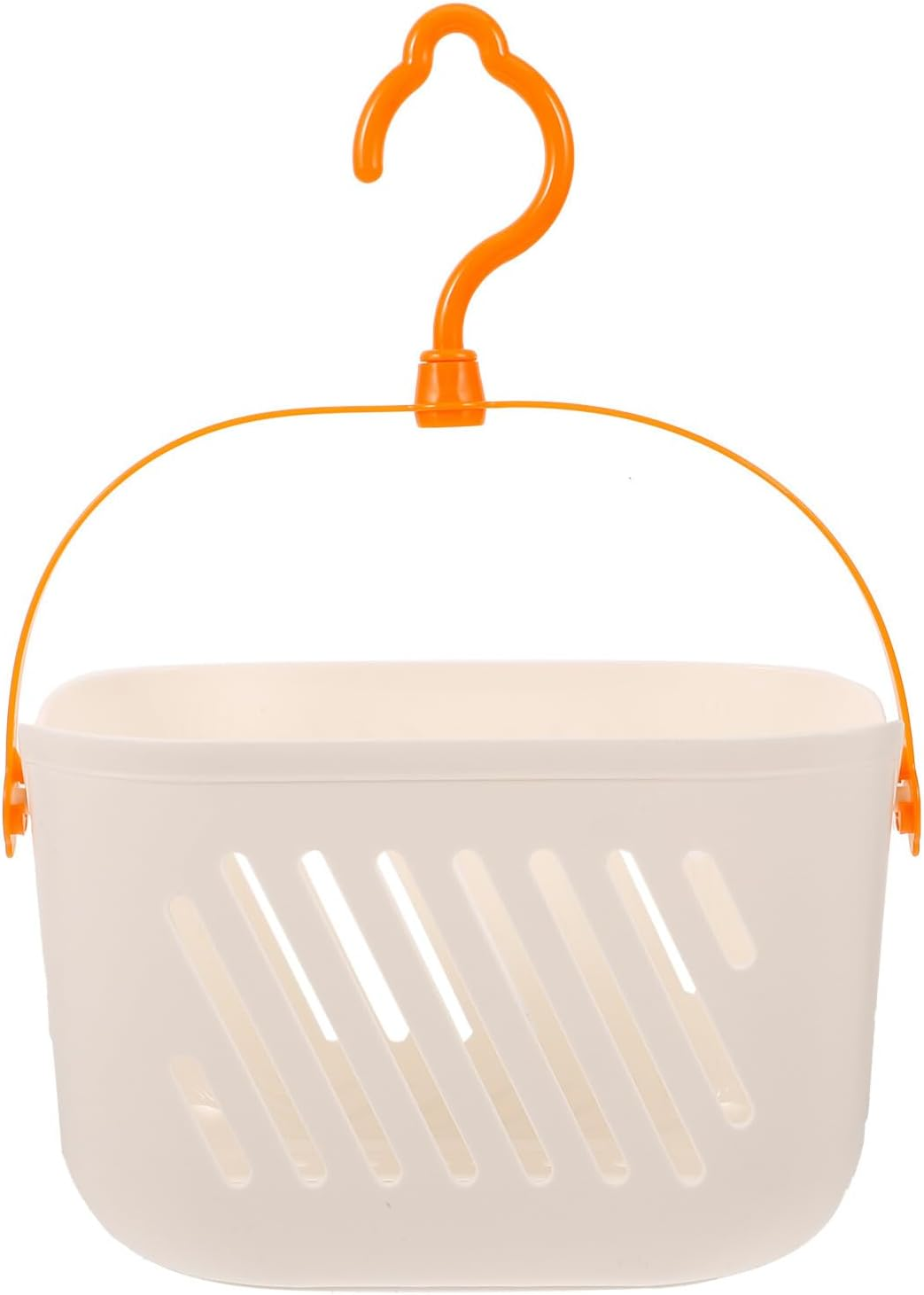 POPETPOP Hanging Shower Caddy Basket: Portable Kitchen Organizer Storage Basket with Hook - Caddy Organizer Bin for Home Bathroom Kitchen College Dorm, Pantry (Grey)