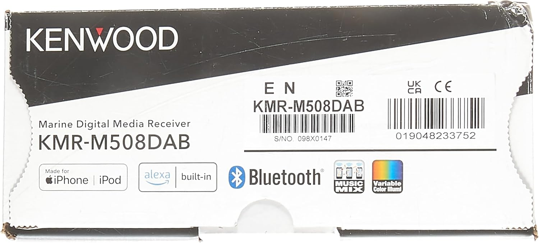 Kenwood KMR-M508DAB Marine Digital Media Receiver with DAB