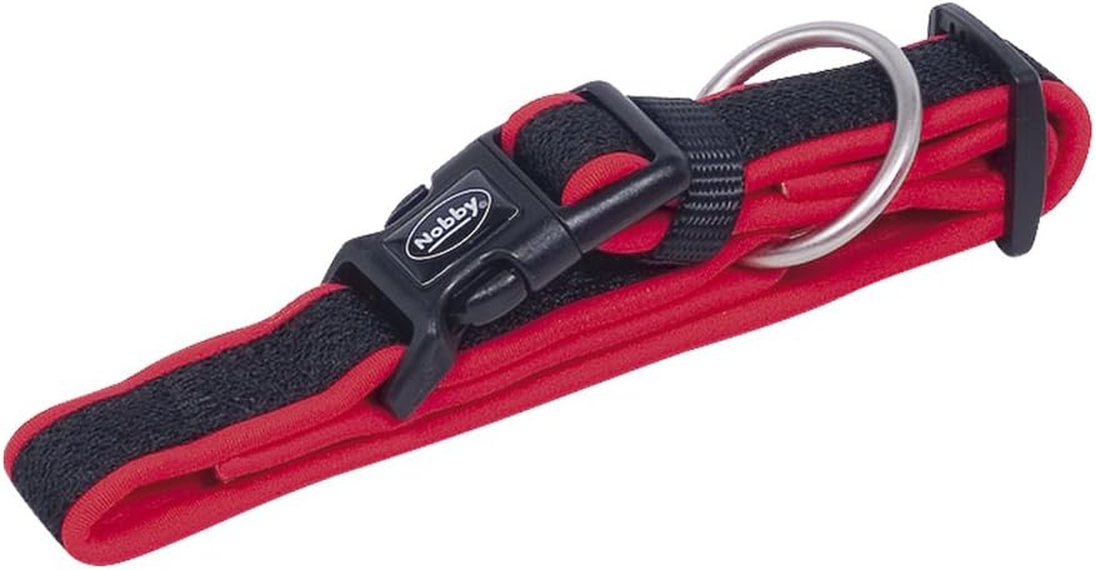 Nobby Preno Mesh Dog Collar, 30-45 Cm/20-25 Mm, Neon Orange