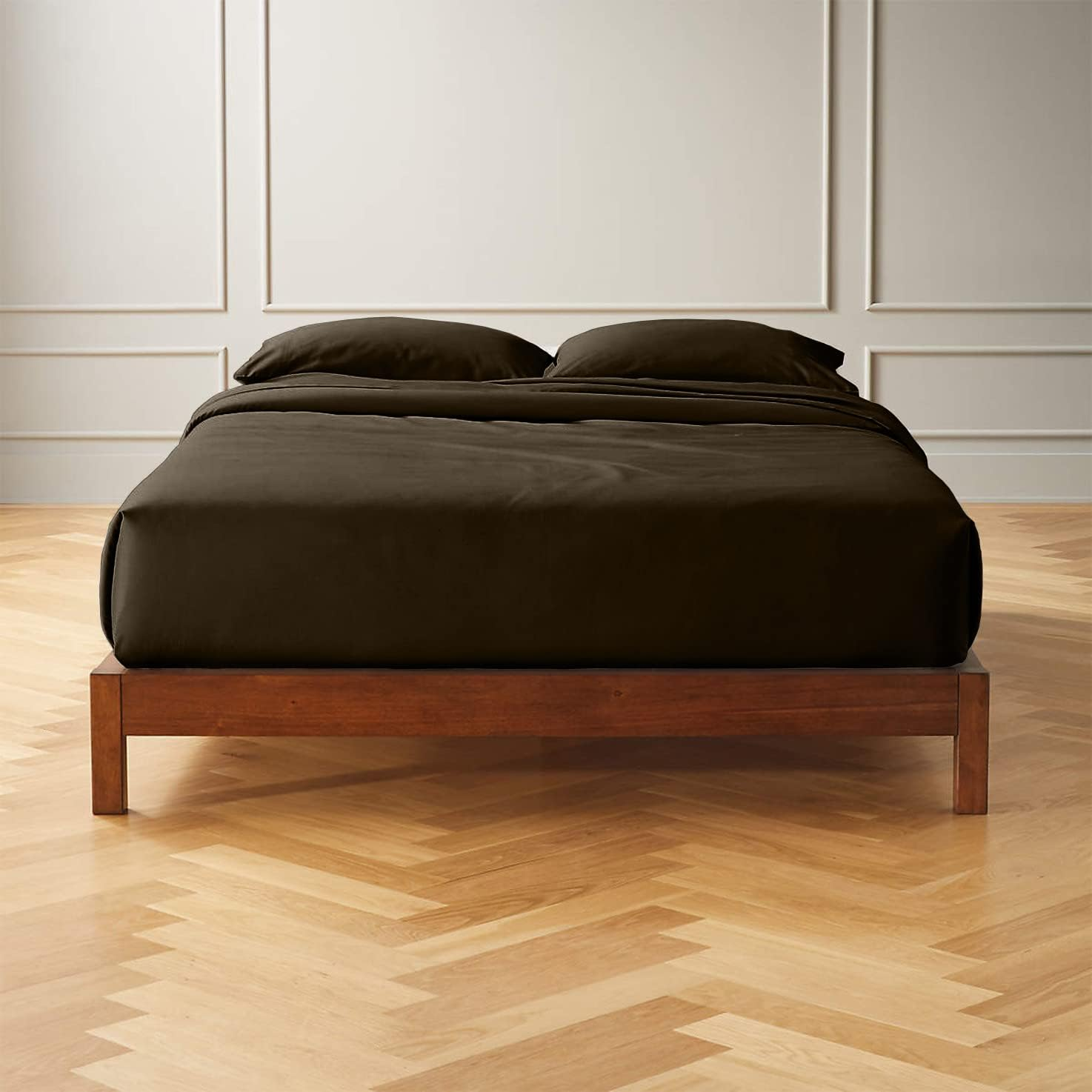 California King Sheet Set 1000 Thread Count Softest 100% Egyptian Cotton, 4-Piece [Flat, Fitted, Pillowcase] 1000-TC Hotel Quality Bedding, 16'' Deep Pockets, Sateen Weave - Striped Light Blue