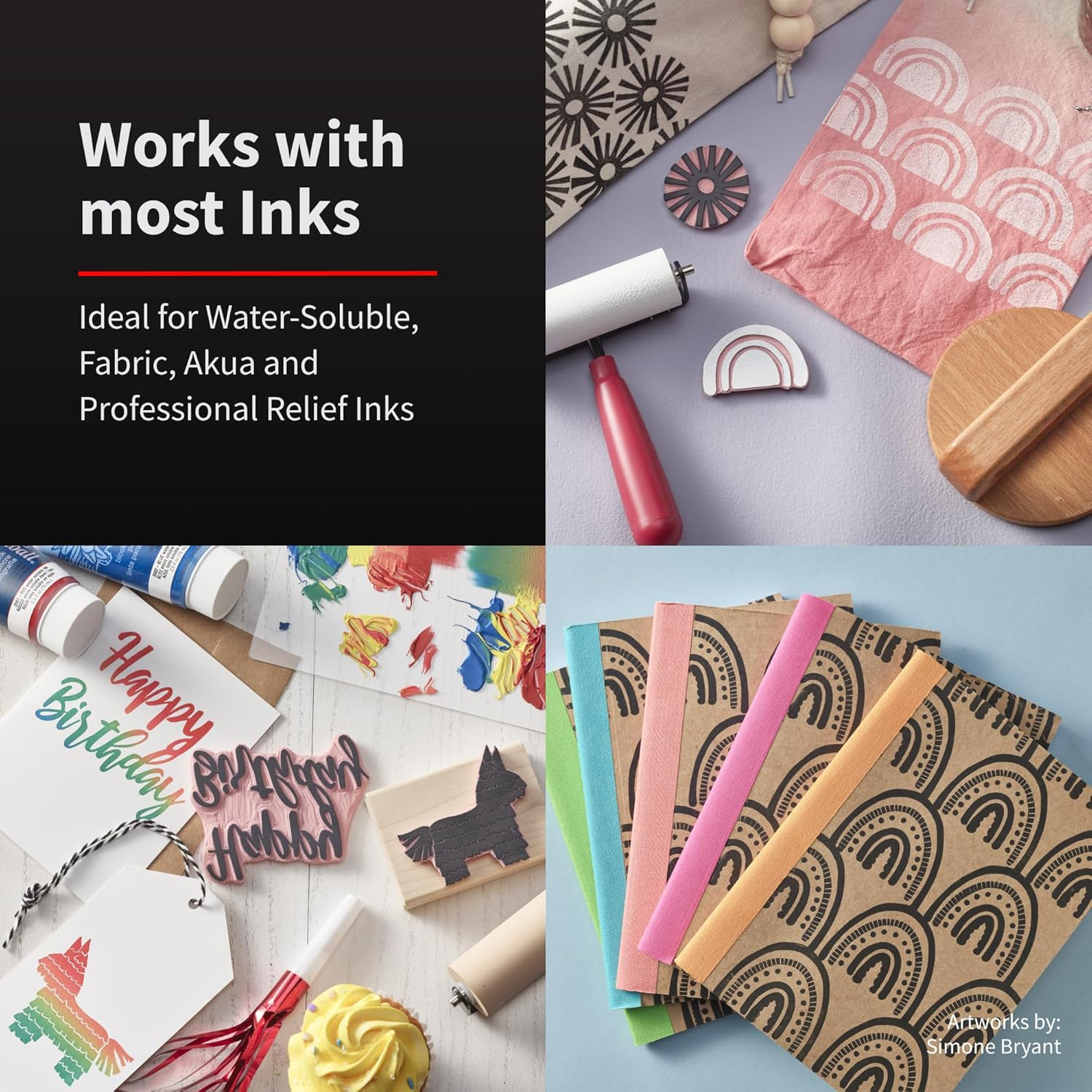 Speedball Soft Roller, 2-Inch X 1-Inch Size image number 4