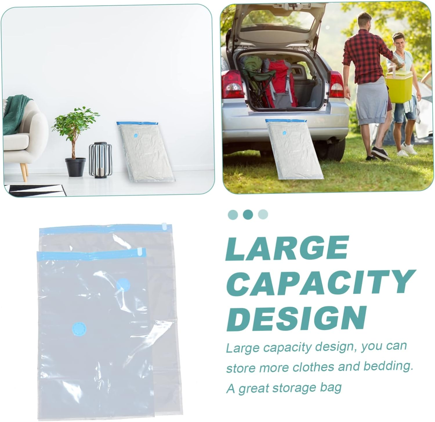 Cabilock Outdoor Travel Storage Bag Space Bags Compression Organizer Simple Elegant Design image number 2