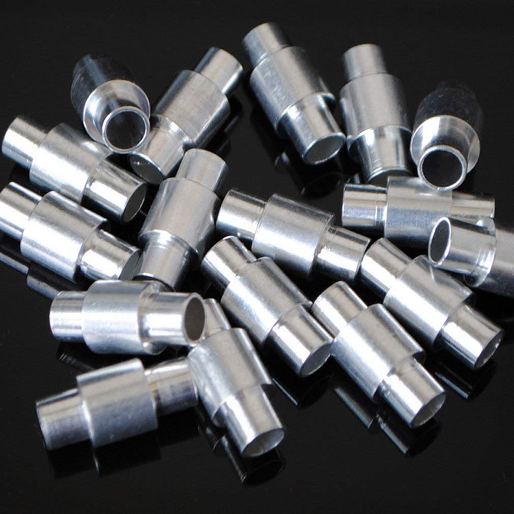 Aluminum Spacers Skates 8-Pack Spacers for 6Mm Axles Spacers (Silver) image number 4