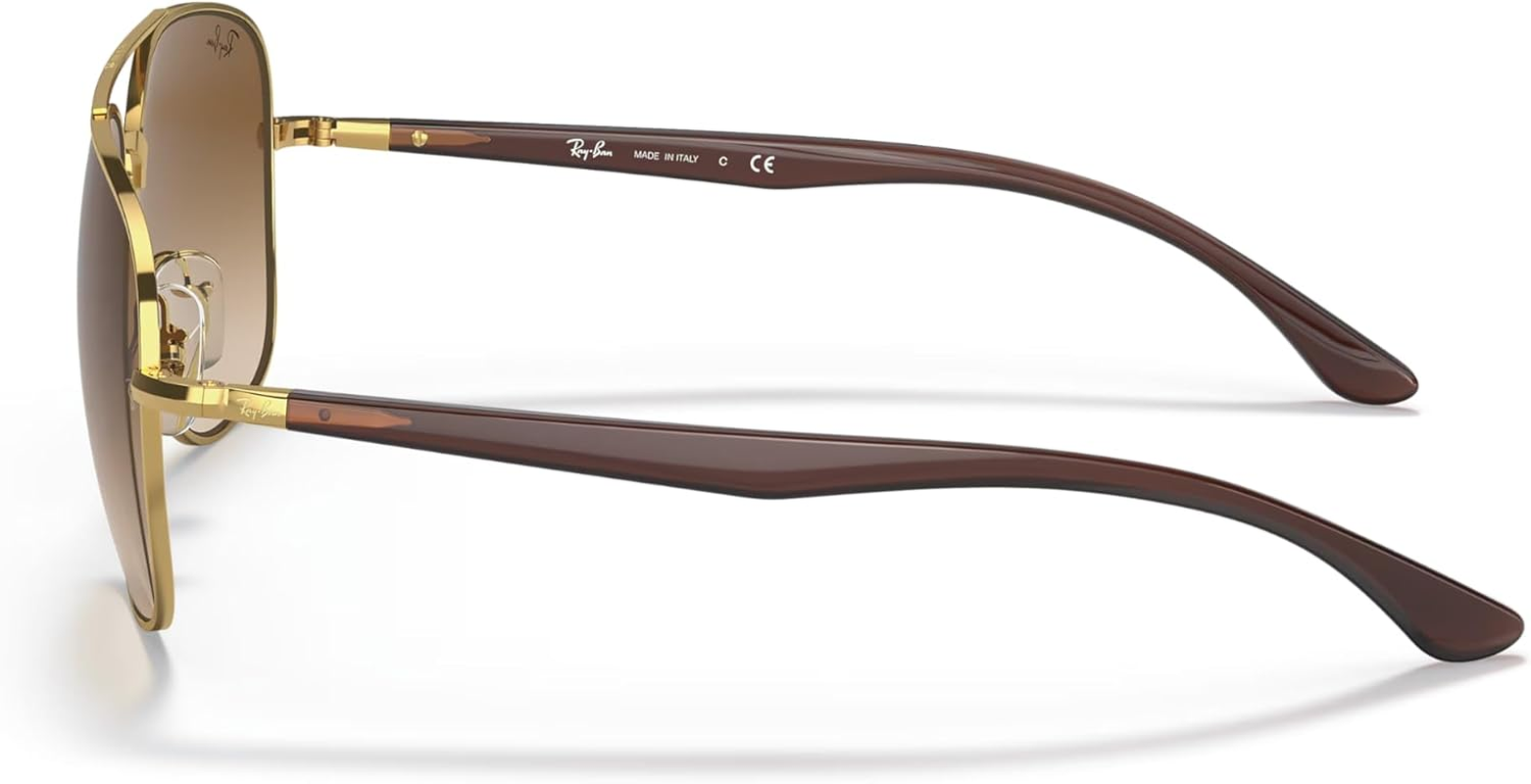 RAY-BAN Non Polarised Sunglasses, 0RB3683, Arista Gold & Brown, 56Mm image number 3