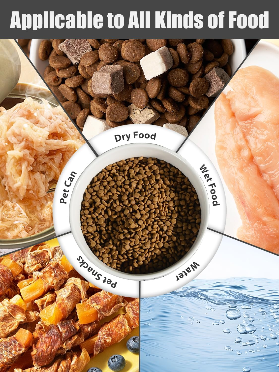 70OZ Ceramic Dog Bowl - 10'' Extra Large Food Water Dog Bowl, Heavy Duty Non-Slip Dog Dish for Medium and Large Dog, Food Grade Porcelain Pet Feeder Bowl, Microwave & Dishwasher Safe, White