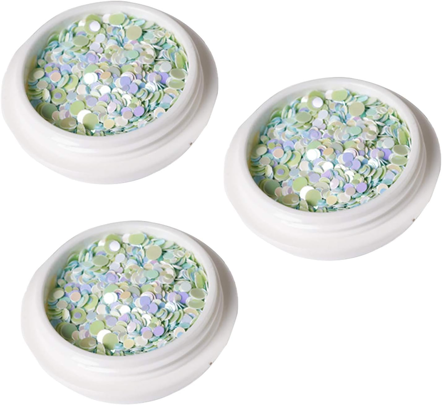 3 Boxes Japanese Style Summer Style Color Nail Art Candy-Colored round Nail Sequins image number 4