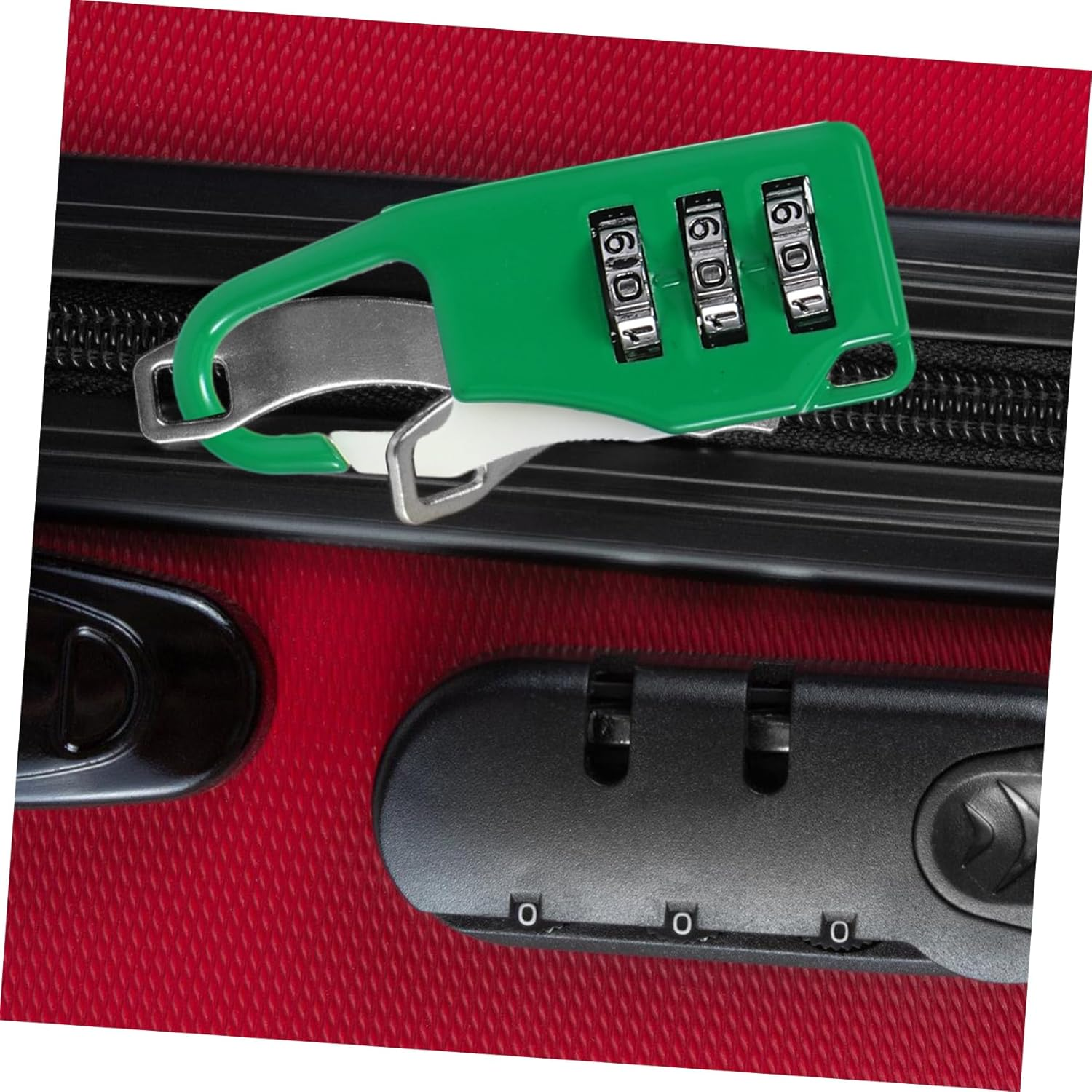 OSALADI 6Pcs Combination Luggage Locks Set, 3-Digit Password Padlocks with Zinc Alloy Body, Multipurpose Suitcase, Backpack and Gym Locker Security Locks for Travel and Outdoor Use image number 3