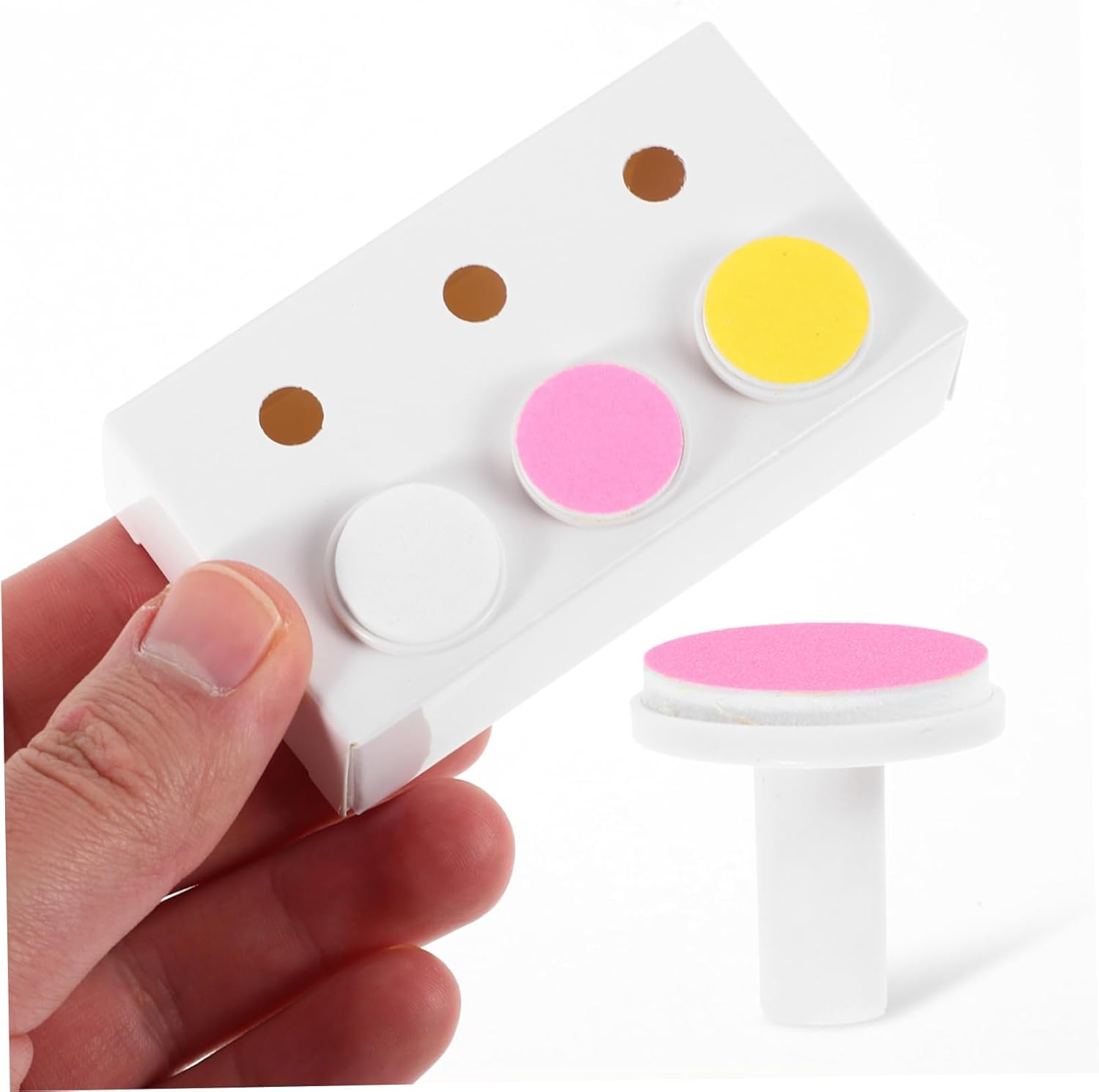 BCOATH 6Pcs Armor Replacement Sheet Electric Nail File Nail Trimmer Replacement Pads Nail Buffer Replacement Pads Nail File Replacement Pads Nail Trimmer for Sandpaper image number 1