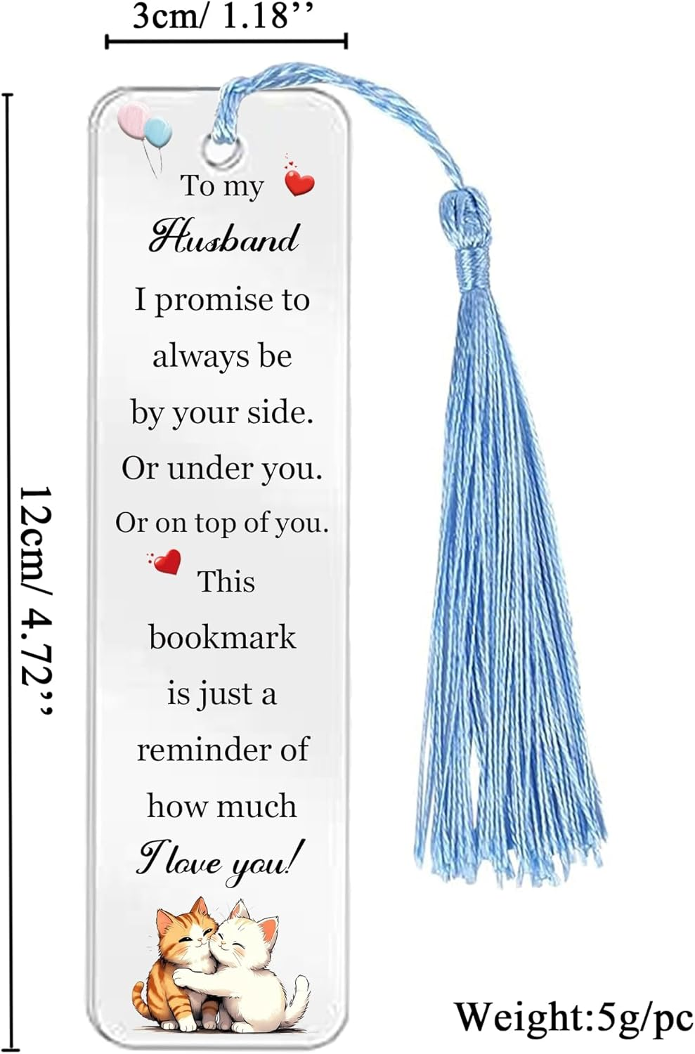 Husband Gifts for My Man Gift Birthday Heart Signs Bookmark 2PC Set Wedding Anniversary Presents Soulmates My Lover Plaques Christmas Valentines Day Keepsake for Him I Love You Romantic Gifts - Wife image number 5