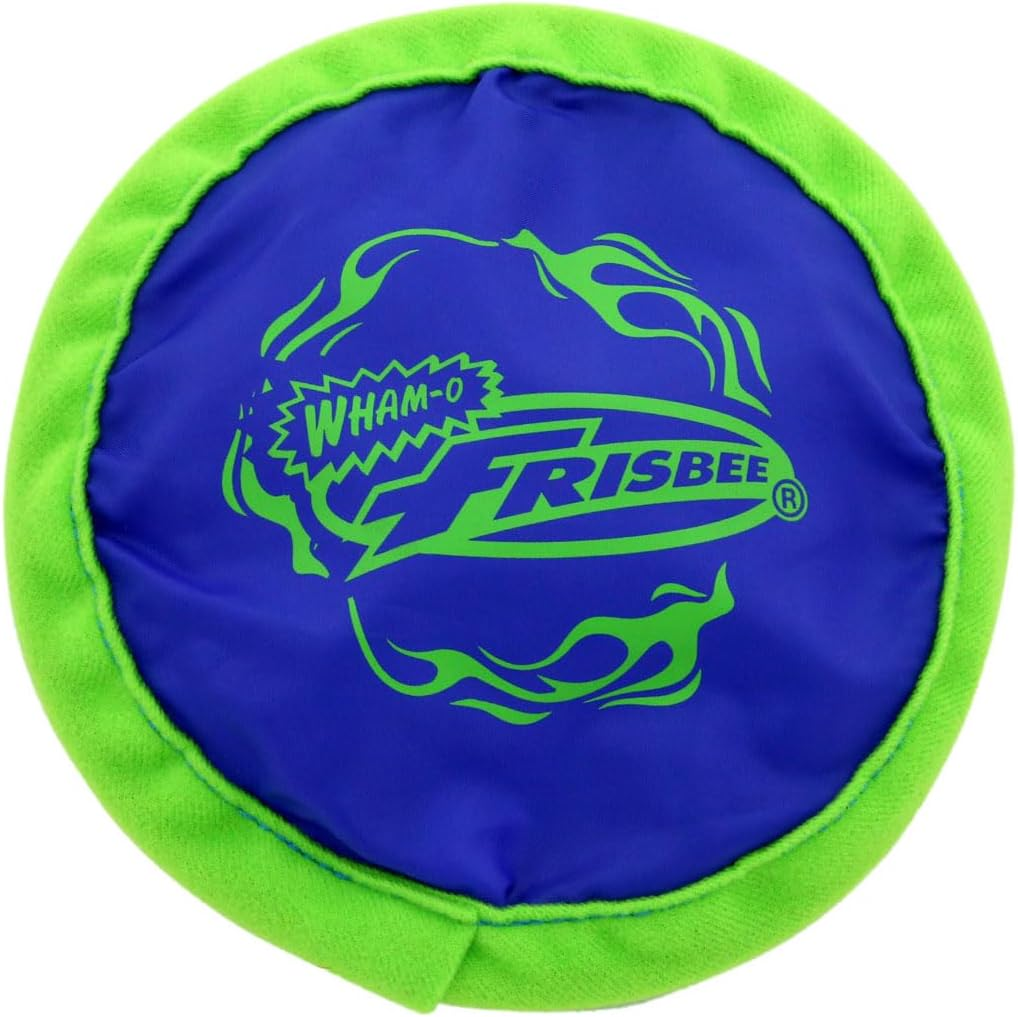 BLUECHOLON 6.1" Yellow Blue Red Soft Fabric Mini Frisbee Padded Edges 45G Indoor Outdoor image number 3