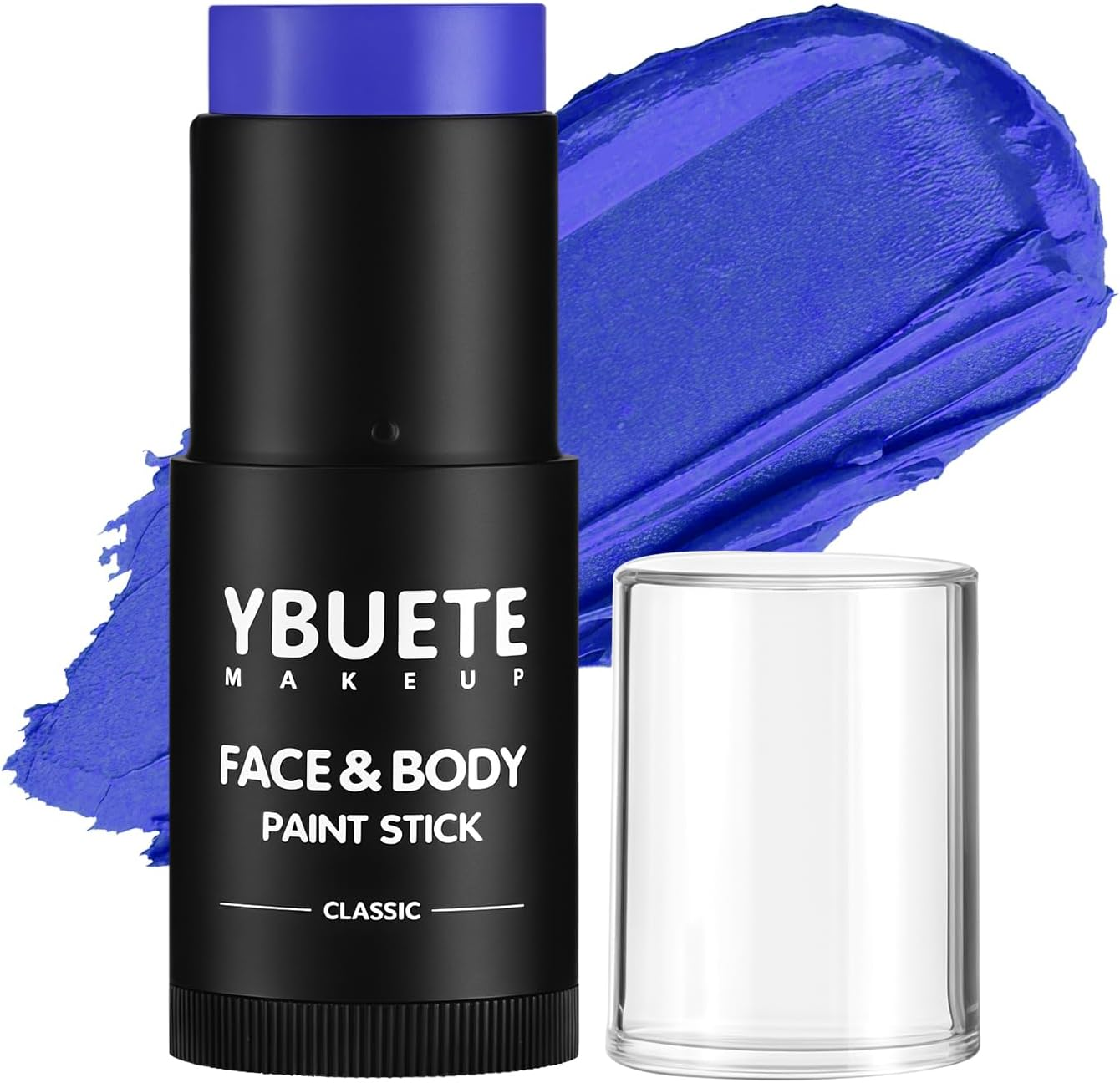 YBUETE Green Face Body Painting Stick, Professional Full-Coverage Cream Green Face Paint for St. Patrick'S Day Halloween SFX Witch Monster Cosplay Makeup,Washable Body Paint for Adult Carnival