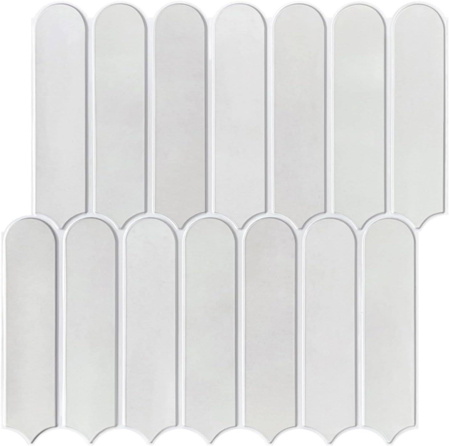 Commomy Peel and Stick Tiles, Stick on Tiles Backsplash for Kitchen and Bathroom, PVC Wall Tiles Interior Decor(30X30Cm, 10 Sheets, Matte Green)