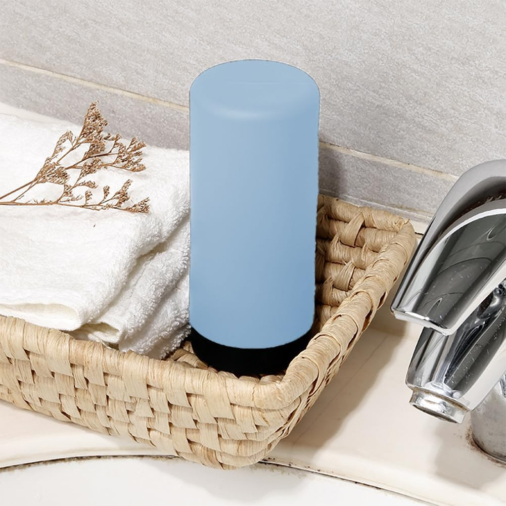 240Ml Kitchen Sink Dish Soap Dispenser Large Capacity Squeezable Refillable Blue image number 1