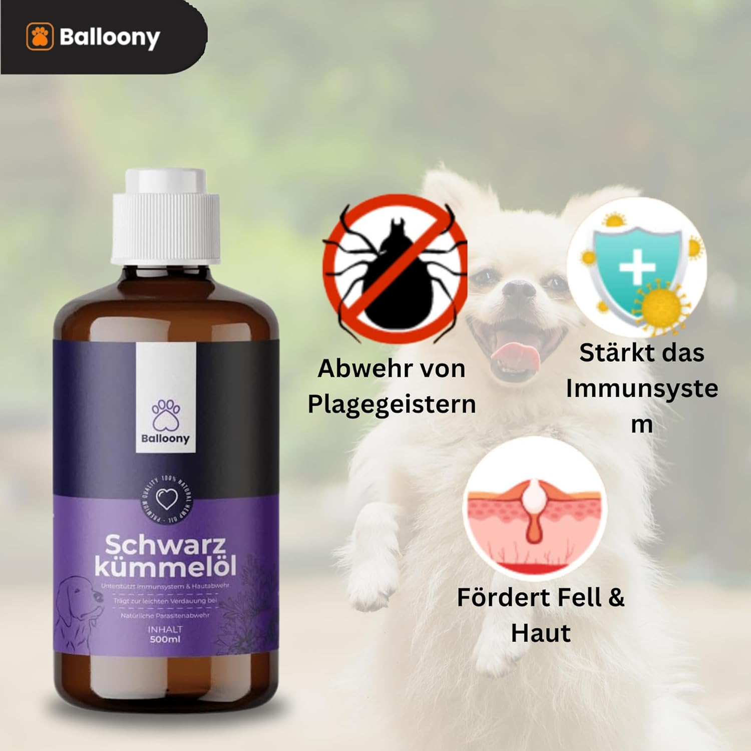 Black Cumin Oil for Dogs - Natural Support for a Vital Dog Life image number 4