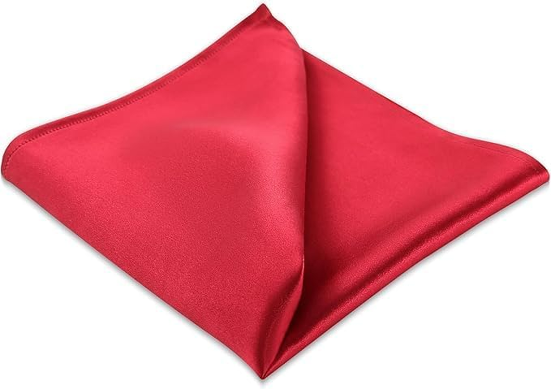 DAISYSILK 100% Silk Pocket Square for Men, Soft Men&rsquo;S Handkerchief Pocket Square, Christmas, 12"X12"