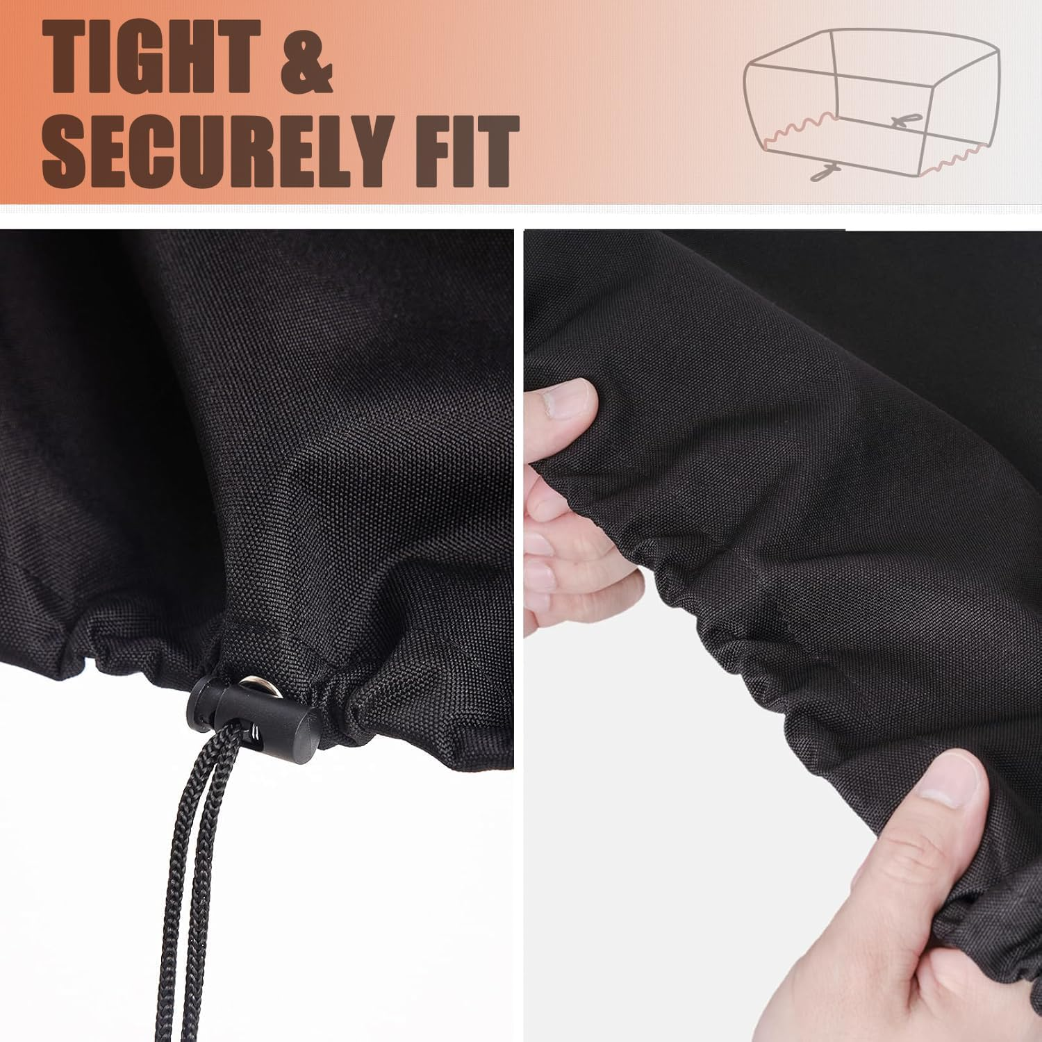 Tabletop Grill Cover for Pit Boss 10697, Waterproof Wood Pellet Smoker Cover for Pitboss 10697 Table Top Wood Grill, Outdoor Grill Accessories for Pit Boss Portable 150 Pellet Grill 24 Inch