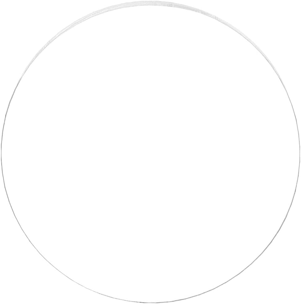 COHEALI 20Cm Acrylic round Disc 3Mm Thick Clear Plastic Circle Sheet for Craft Projects DIY Display Signage Cutting