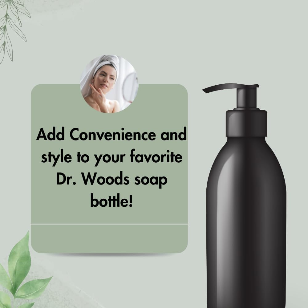 Dr. Woods Soap Bottle Pumps - Fits All 32 Oz Bottles for Dr. Woods (Pack of 12) image number 5