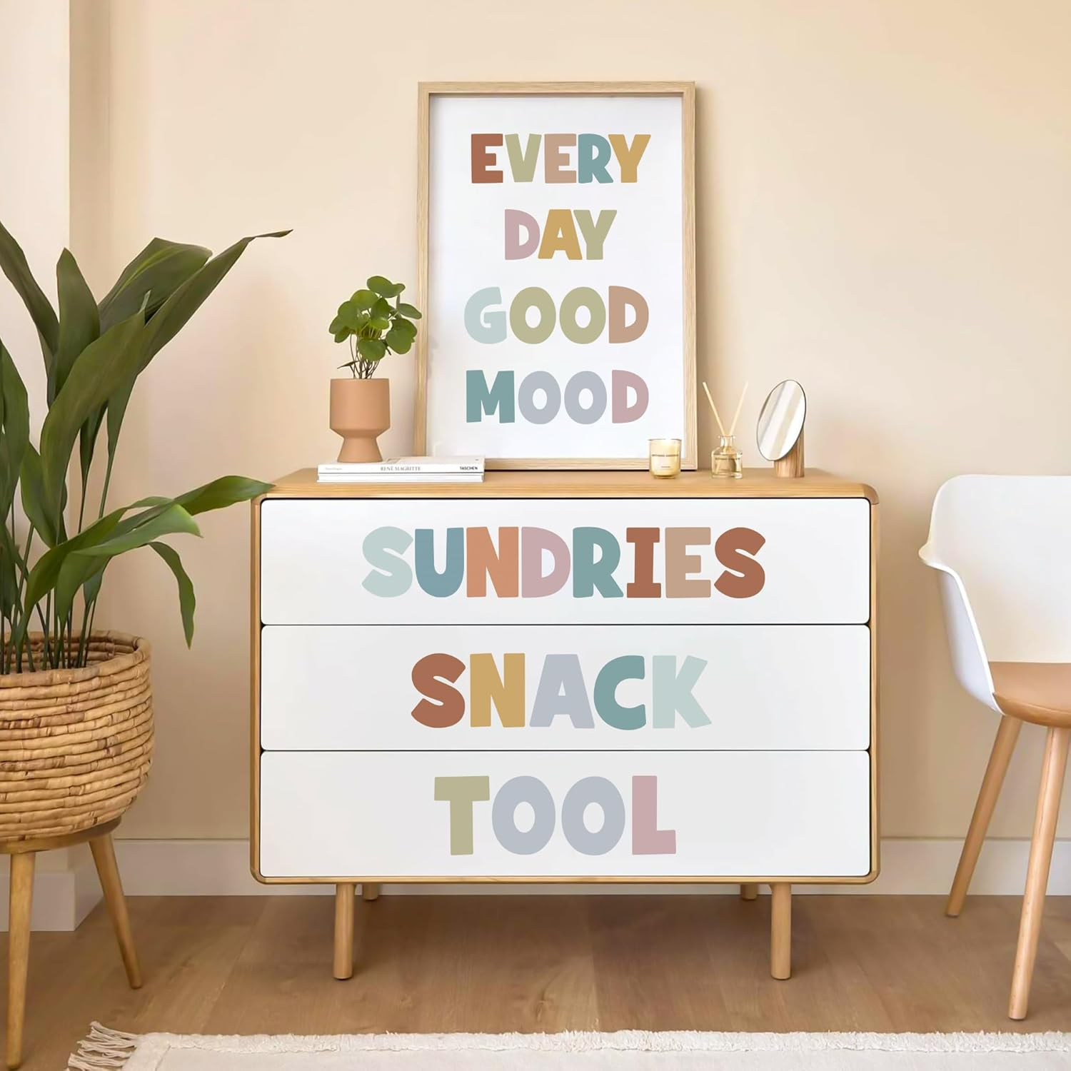 Letter Stickers Bulletin Board Letters 2.5Inch,186 Pcs Large Alphabet ABC Sticker for Classroom Wall Decor,Vinyl Self Adhesive Letters Stickers for Bulletin Board Mailbox Poster Home Window(Boho) - Boho image number 5