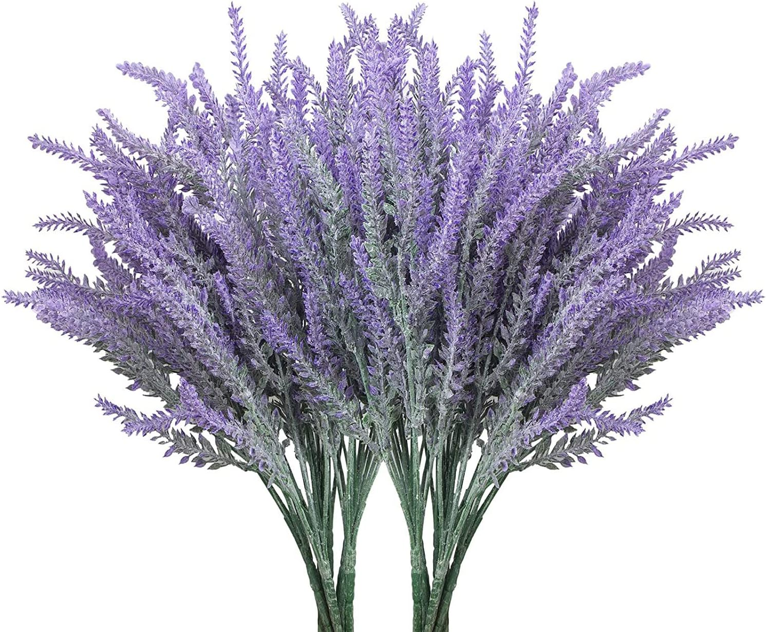 Artificial Lavender Flowers 10 Pieces to Make a Bountiful Flower Arrangement Nearly Natural Fake Plant to Brighten up Your Home Party Garden and Wedding Decor (Purple) image number 6