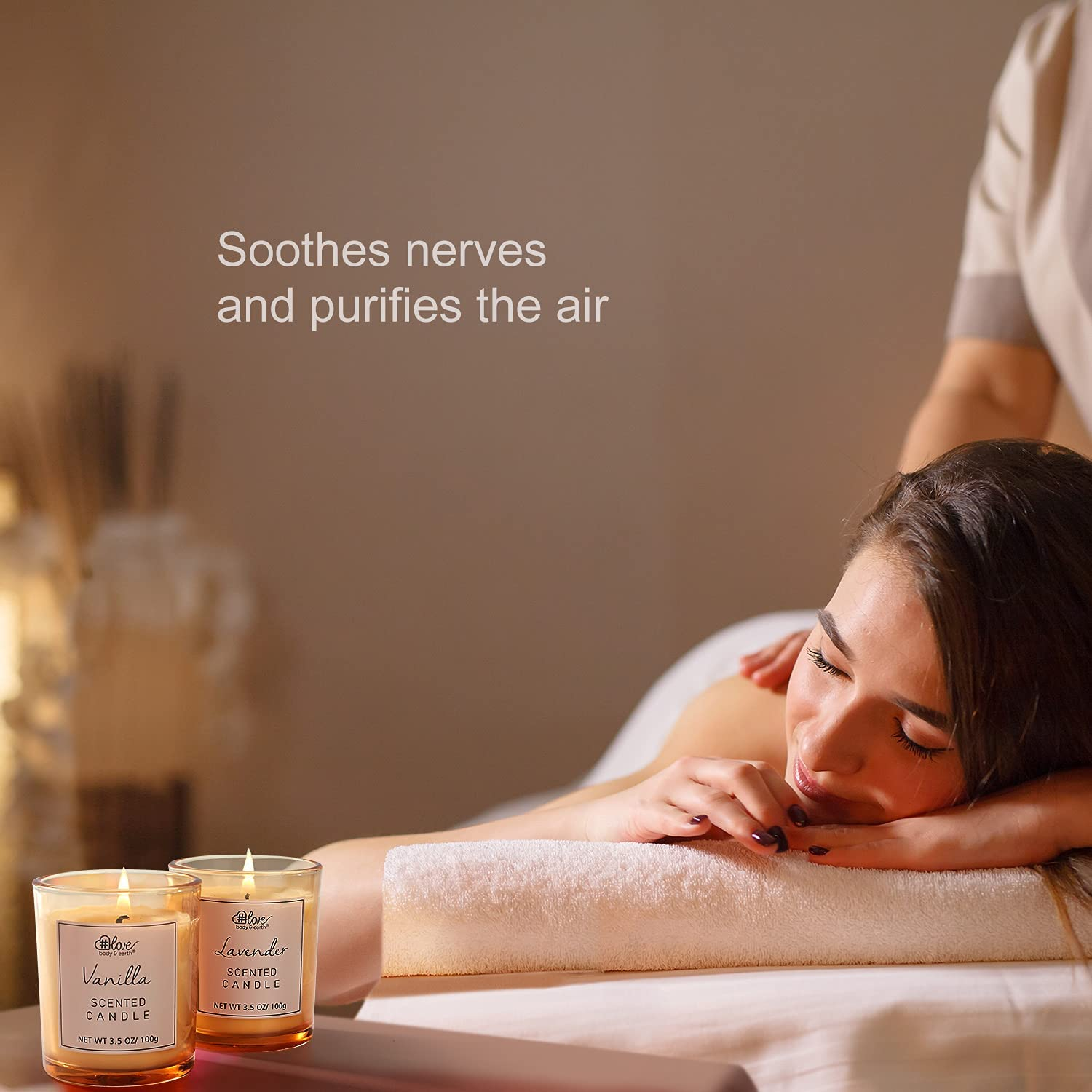 Scented Candle Set, Soy Wax Candles for Home Decor, 4X3.5Oz 100G Scented Portable Travel Tin Christmas Aromatherapy Candles,Birthday Gifts for Women, Christmas. image number 4